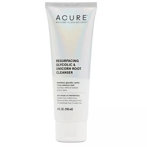 NEW Acure Resurfacing Glycolic & Unicorn Root Cleanser, 4 fl oz